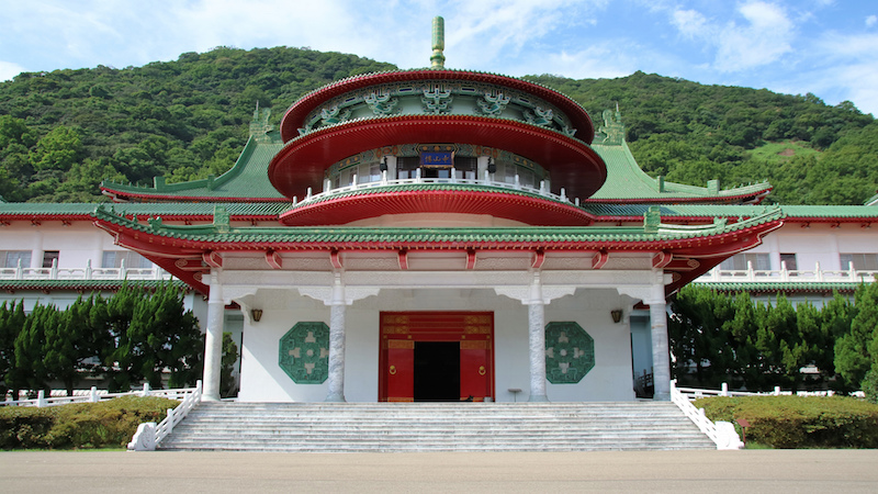 台湾・陽明山の歴史建造物「中山楼」