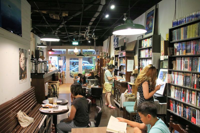 台湾おすすめカフェ：台北のブックカフェ「偵探書屋 Murder Ink」