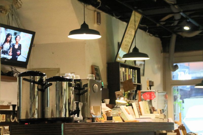 台湾おすすめカフェ：台北のブックカフェ「偵探書屋 Murder Ink」